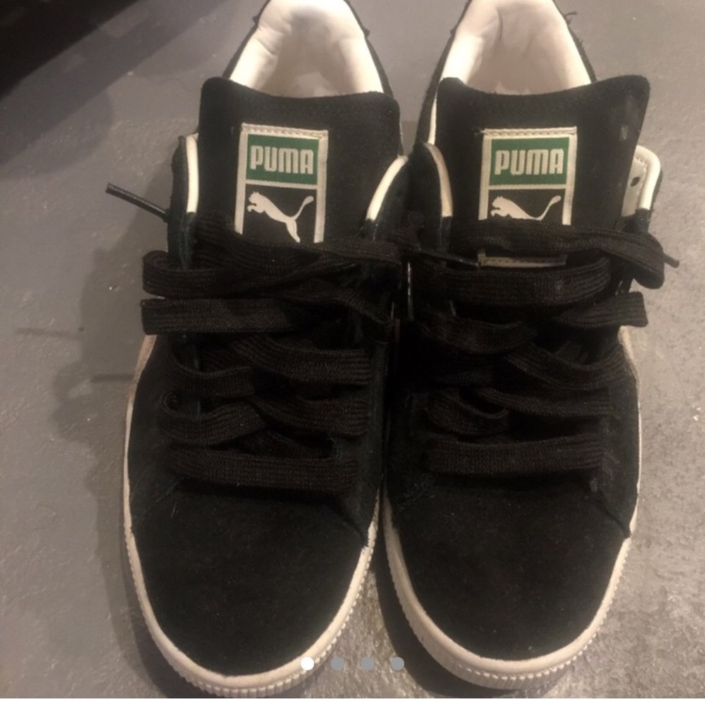 Puma Black Suede Shoes